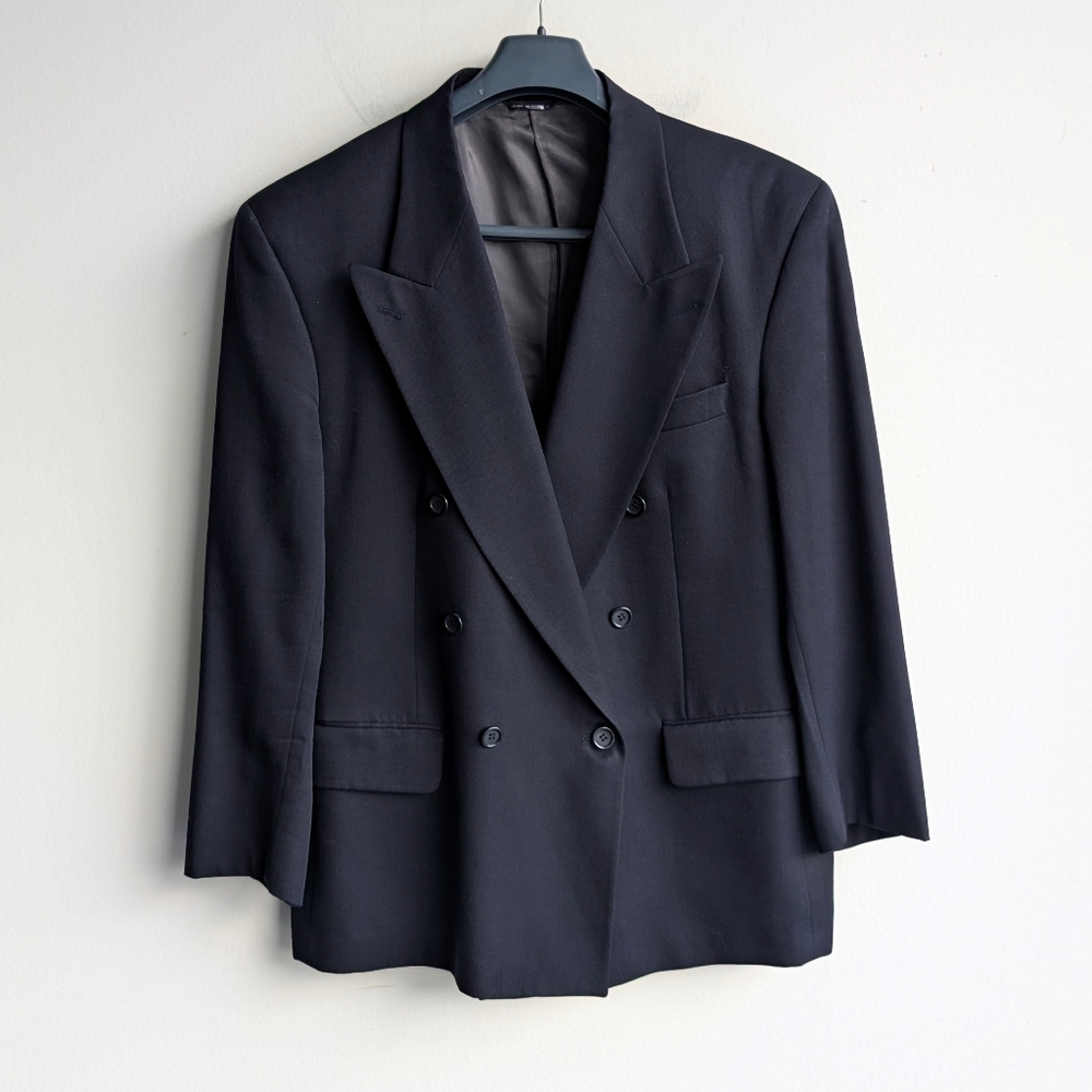 Harry Rosen Double Breasted Blazer Suit Jacket